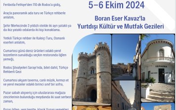 Rodos Kültür ve Mutfak Gezisi (1 Gece Konaklamalı)