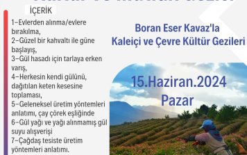 Burdur'da Gül Hasadı Kültür ve Mutfak Gezisi