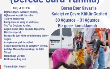 Yünüm Büğet Şenliği 30 - 31 Ağustos ( 1 Gece Konaklamalı)