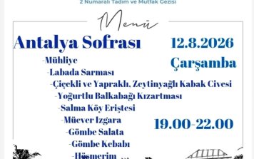 Antalya Sofrası Tadımı (7 Mehmet)