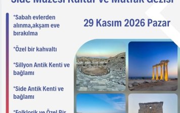 Sillyon ve Side Antik Kentleri, Side Müzesi Kültür ve Mutfak Gezisi