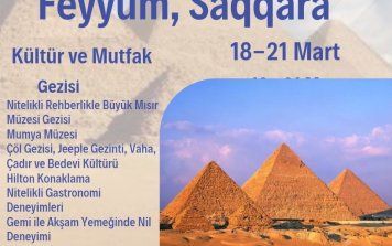 Kahire, Feyyum, Dashur ve Saqqara 18-21 Mart